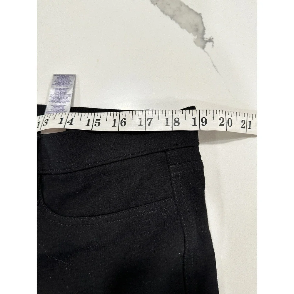 NYDJ Women's‎ Black Trouser Pants Stretch Knit Size 16P